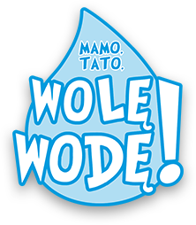 logo - mamo, tato wolę wodę